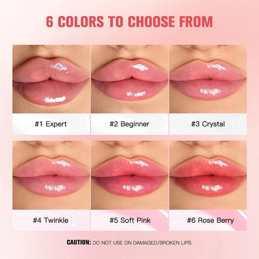 Volumizing Lip Plumper Oil | Deep Hydration & Glossy Finish