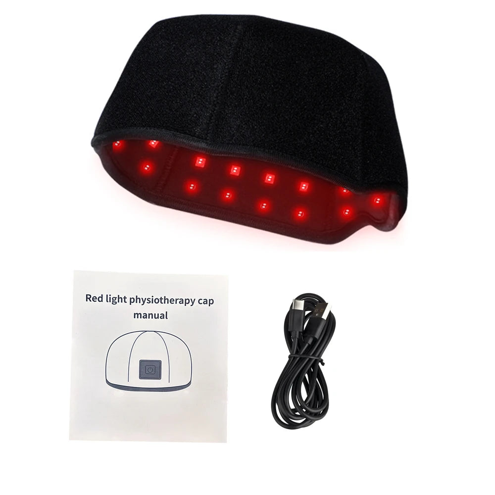 Near Infrared Red Light Therapy Cap for Hair Growth & Relaxation