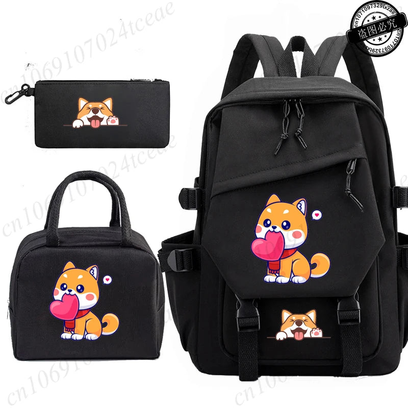Cute Anime Dog School Backpack | Trendy Fashion Backpack for Teens