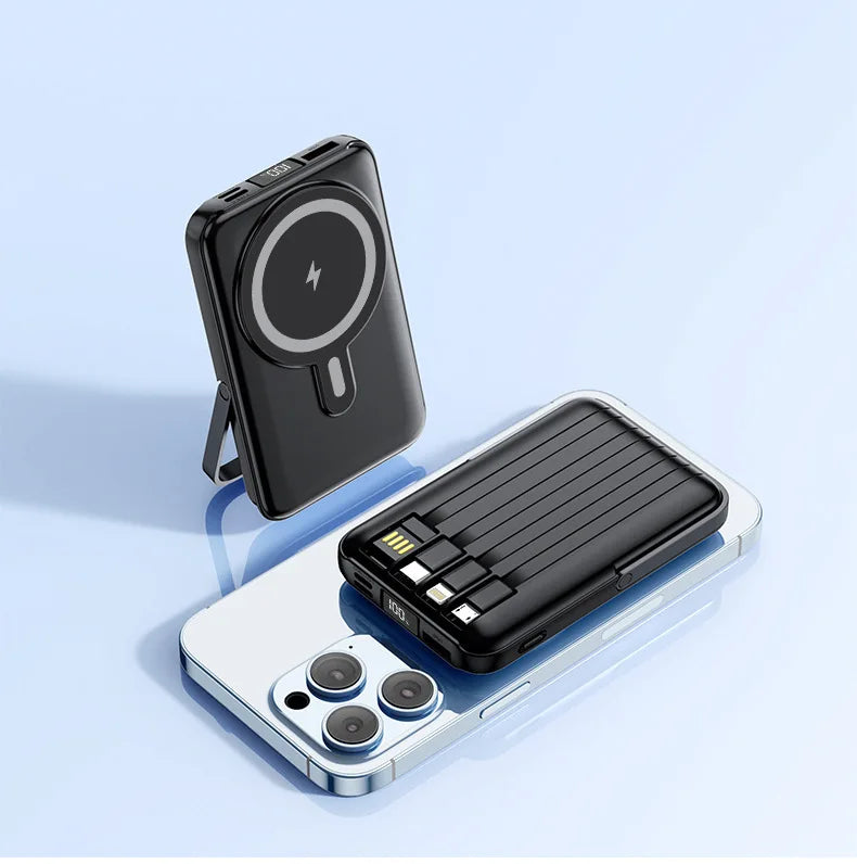 20000mAh Magnetic Wireless Power Bank | Fast Charging & Portable