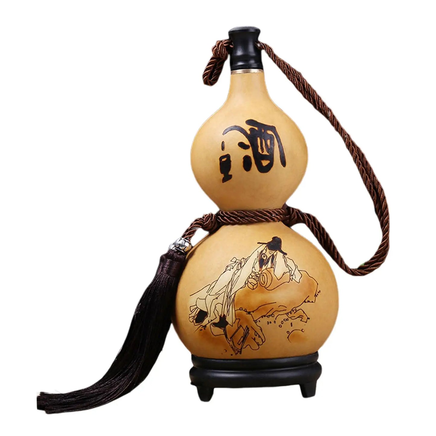 Durable Natural Gourd Bottles | Large Capacity Water Flasks