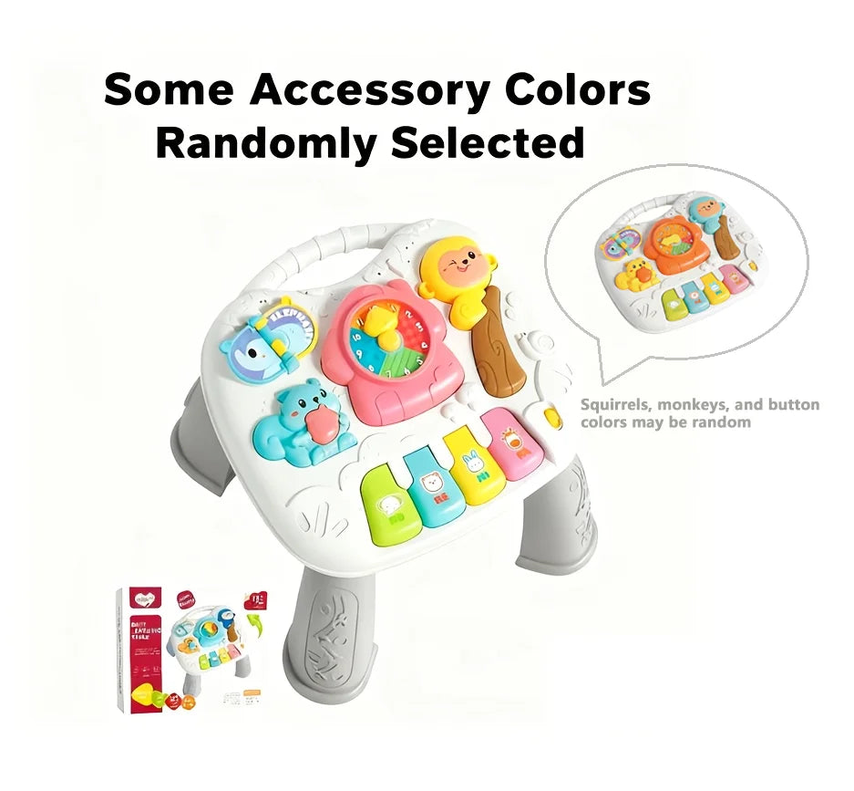 Baby Multifunctional Game Table, Animal Sound Learning Piano Keys, Cognitive Development Toy, Parent Interaction Must-have