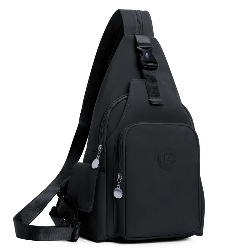 Casual Multi-Functional Nylon Chest Bag | Stylish and Practical