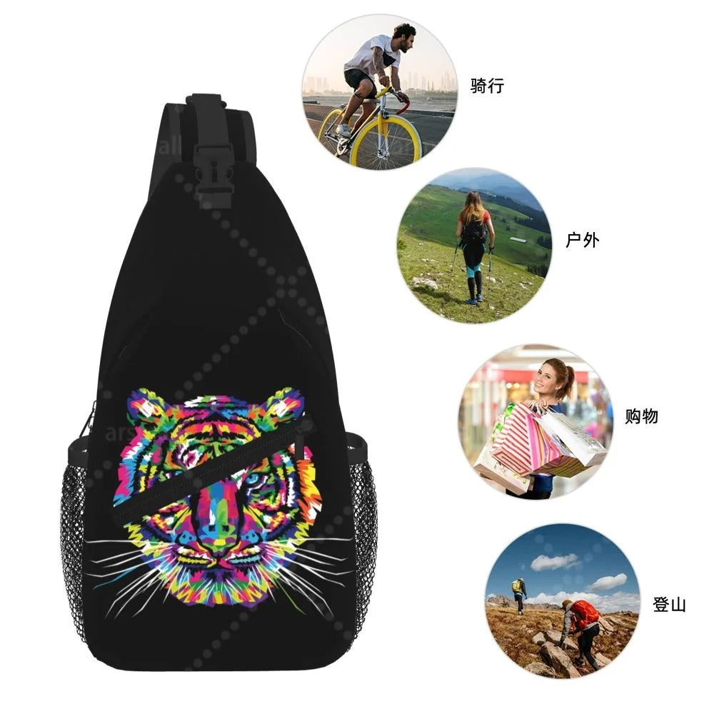 Lightweight Crossbody Sling Backpack for Travel & Sports