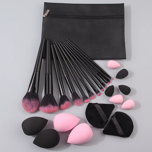 12PCS Multi-Functional Makeup Brush Set with Beauty Egg & Bag