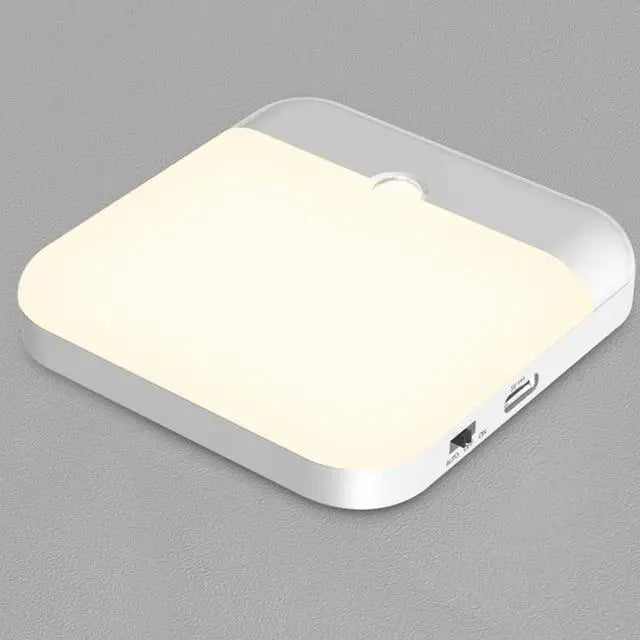Lámpara LED cuadrada con sensor de movimiento | Iluminación doméstica sin esfuerzo