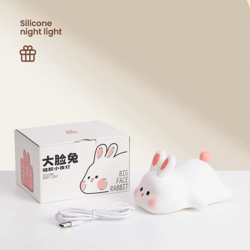 Cute Animal Silicone LED Night Light | Adorable Sleep Lamp