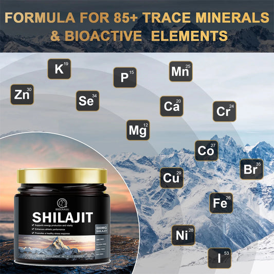Natural Shilajit Resin Supplements for Immune & Physical Health