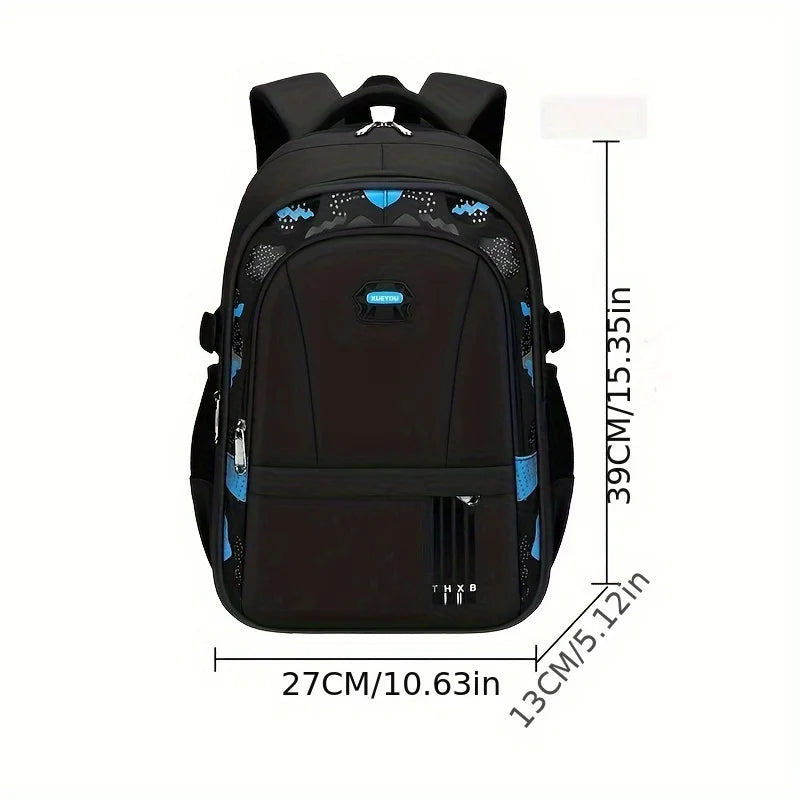 Lightweight Boys Schoolbag for Grades 1-6 | Large Capacity Kids Bag