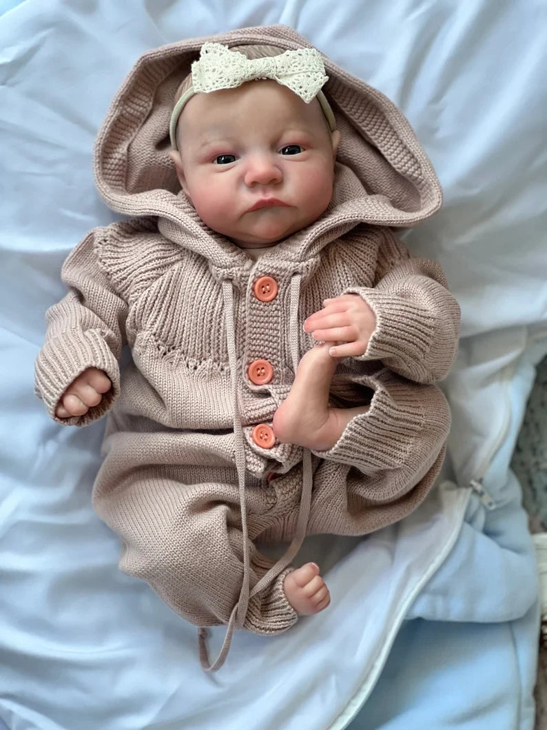 Muñeca Reborn de 19 pulgadas | Muñeca de Arte de Colección Realista