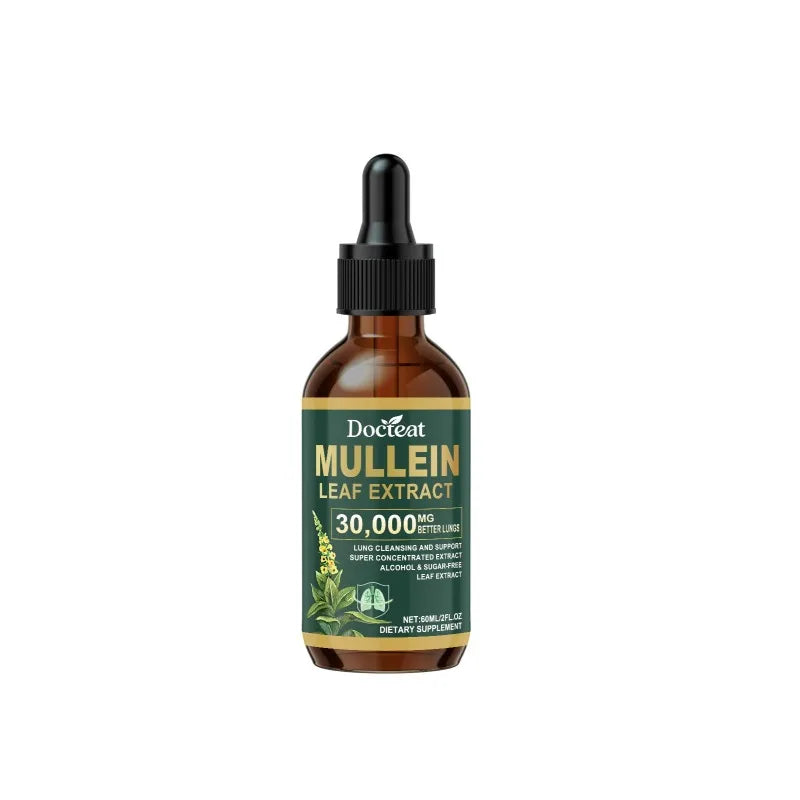Mullein Liquid Drops for Respiratory Health | 60ml Bottle