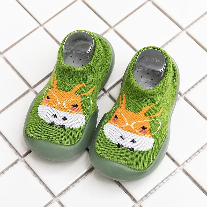 Kids Sock Shoes | Breathable Non-Slip Animal Print Toddler Shoes