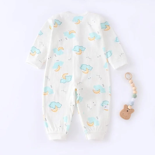 Bonito Pelele para Bebé Recién Nacido | Body de Algodón Suave con Estampado de Luna