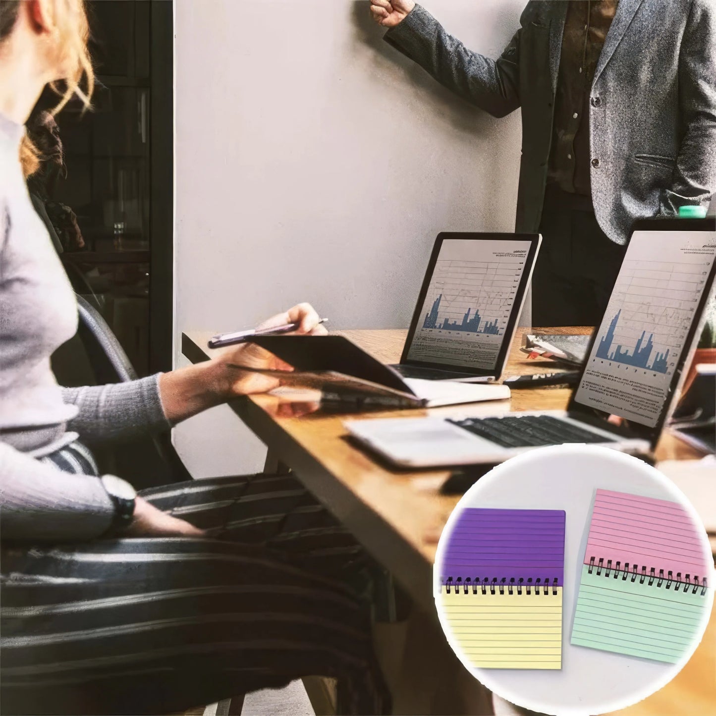 Colorful Tear-Off Card Notebook | Portable Minimalist Notepad