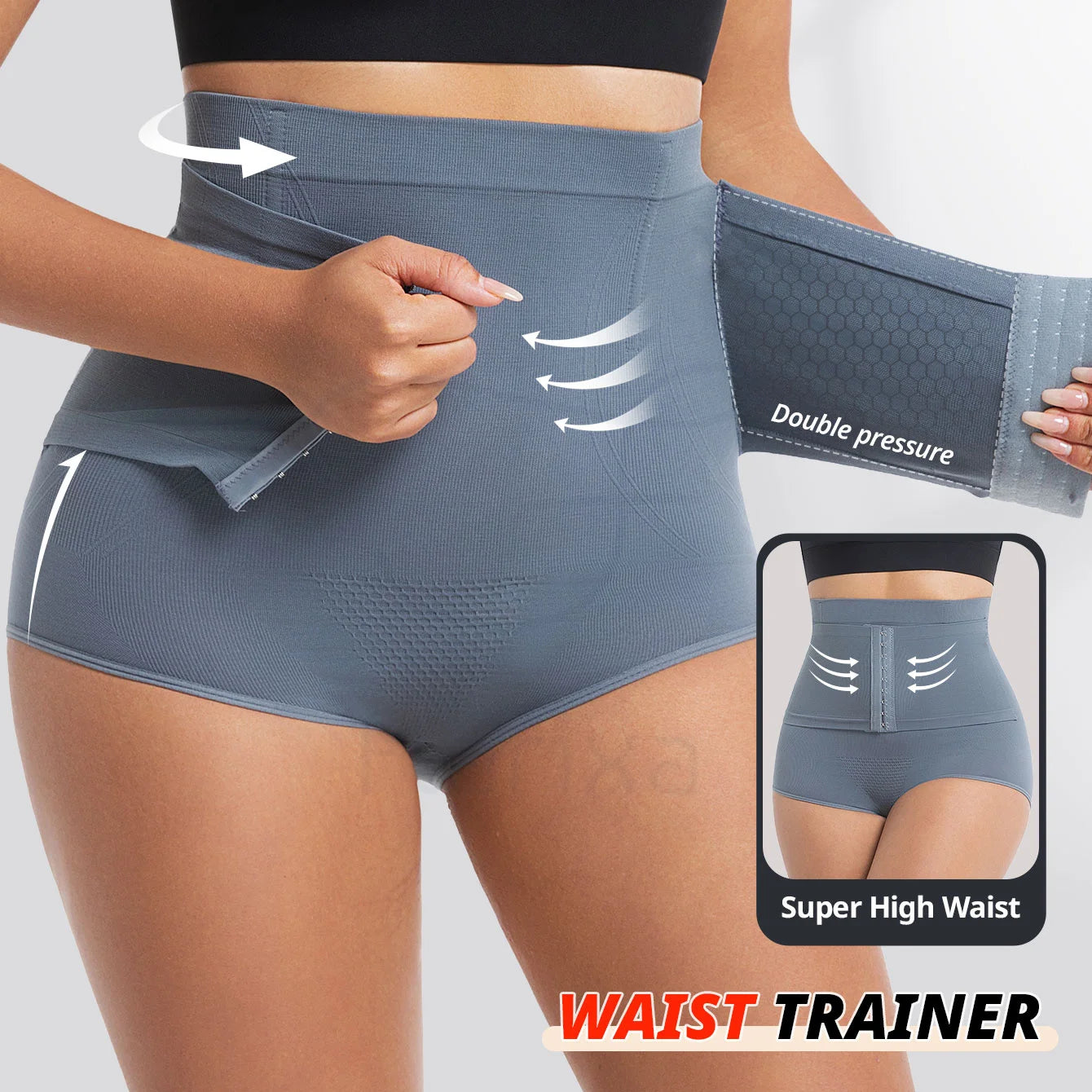 Women's Seamless High Waist Panty Briefs | Strong Compression Shaper