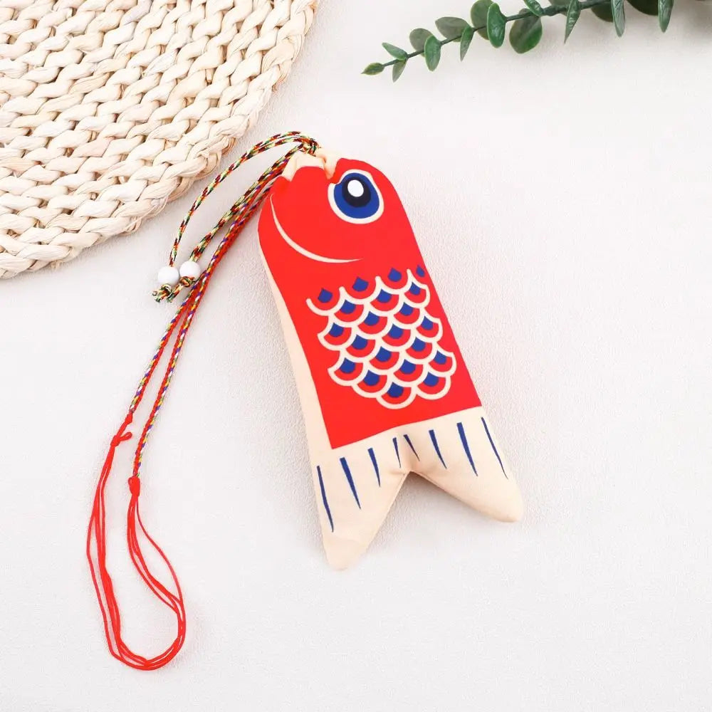 Koi Carp Blessing Bag | Japanese Style Ethnic Jewelry Pouch