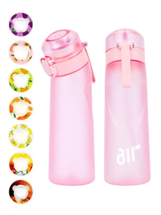 Portable Fruit-Scented Water Bottle with Flavor Pods for Sports