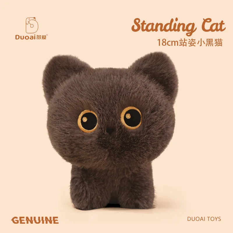 Cute Standing Cat Plush | Adorable Emotional Comfort Toy