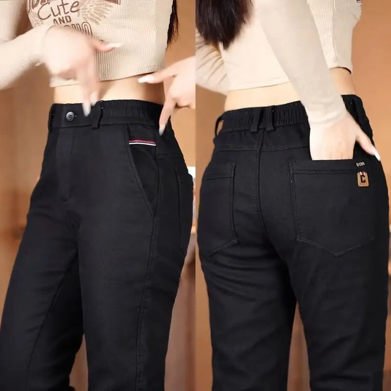 Men's Thick Fleece Wide-Leg Pants | Comfortable & Versatile Style