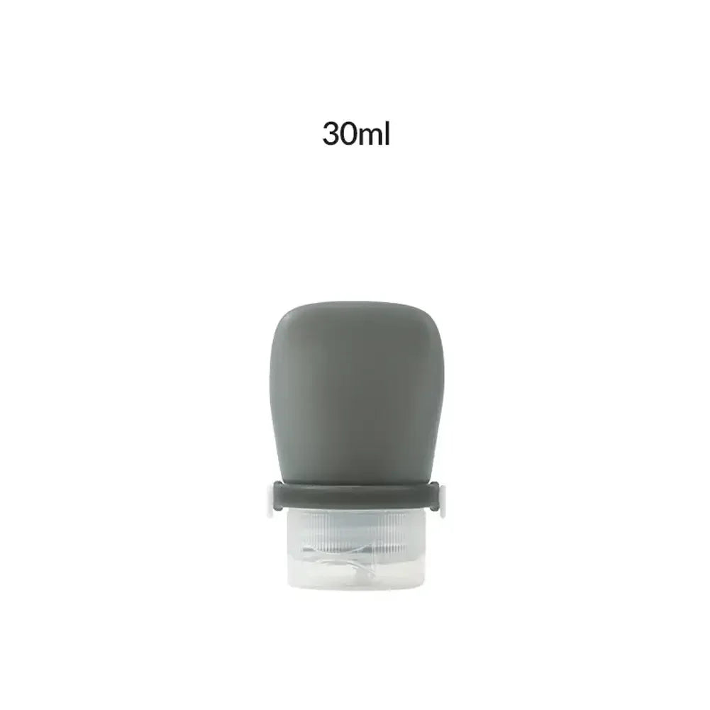 Silicone Travel Bottle Set | Leakproof Refillable Cosmetic Containers