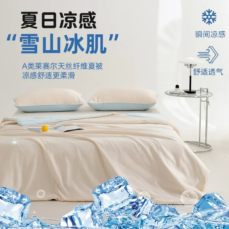 Light Luxury Lyocell Summer Quilt | Soft & Cool Comfort
