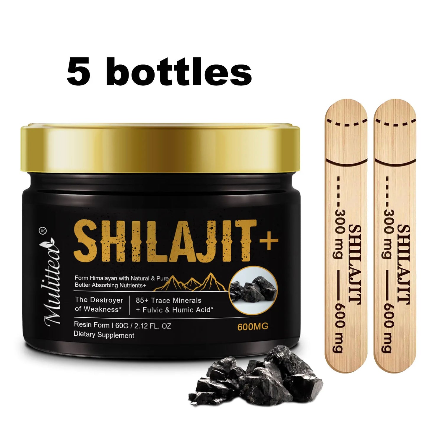 Pure Shilajit with 85+ Trace Minerals | Boost Immune & Metabolic Health