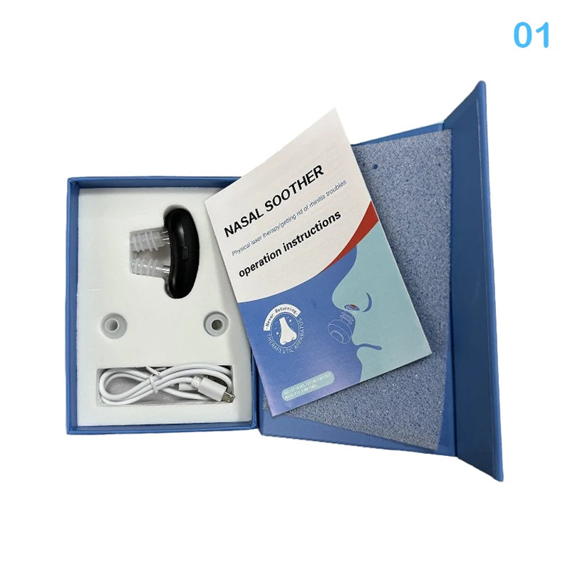 Smart Infrared Light Nose Massage Device for Allergy Relief