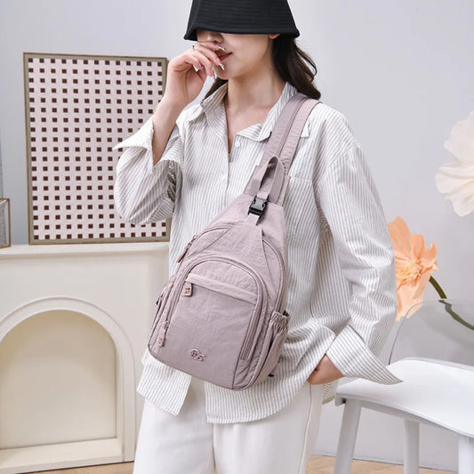 Women's 3-in-1 Convertible Shoulder Chest Bag & Backpack