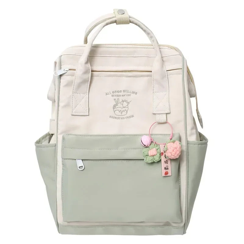 Kawaii Waterproof Backpack | Large Capacity Travel Bag for Women