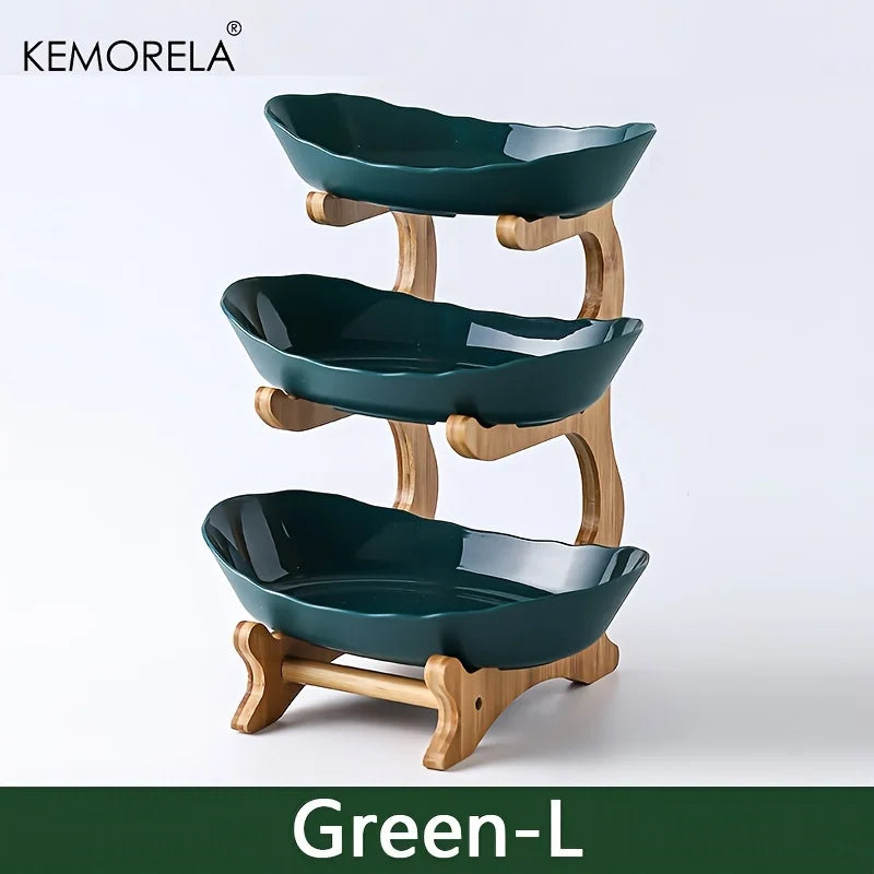 Modern 2/3 Layer Fruit Plate | Stylish Snack Dish & Cake Stand