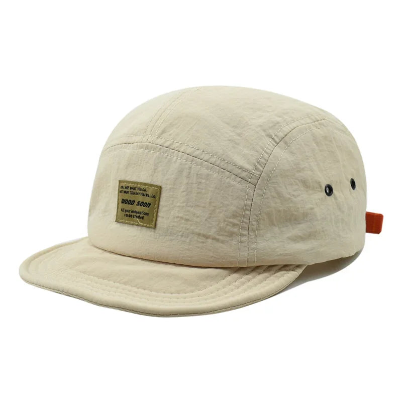 Adjustable 5 Panel Baseball Cap | Quick-Drying Sunscreen Hat