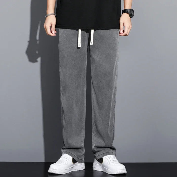Men's Summer Thin Straight Pants | Comfortable Casual Trousers