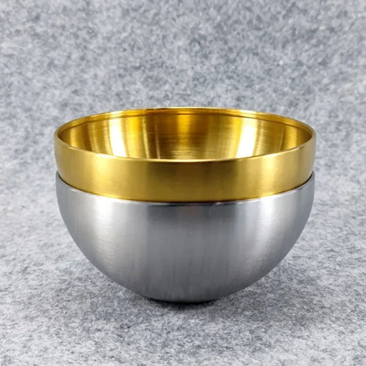Fuentes de Acero Inoxidable Oro/Plata | Utensilios de Cocina Elegantes