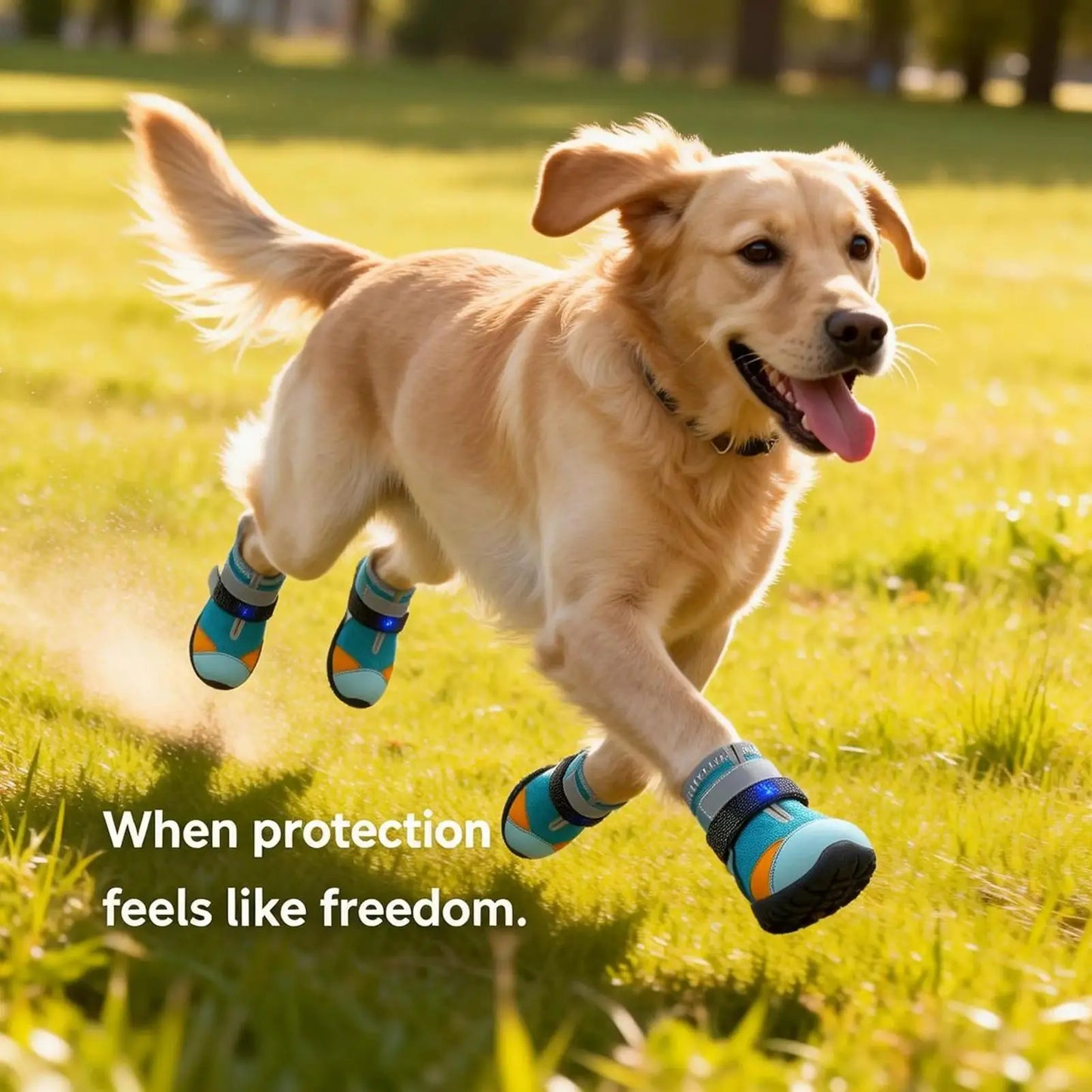 Light Up Dog Shoes | Breathable Glowing Pet Boots for Summer Fun