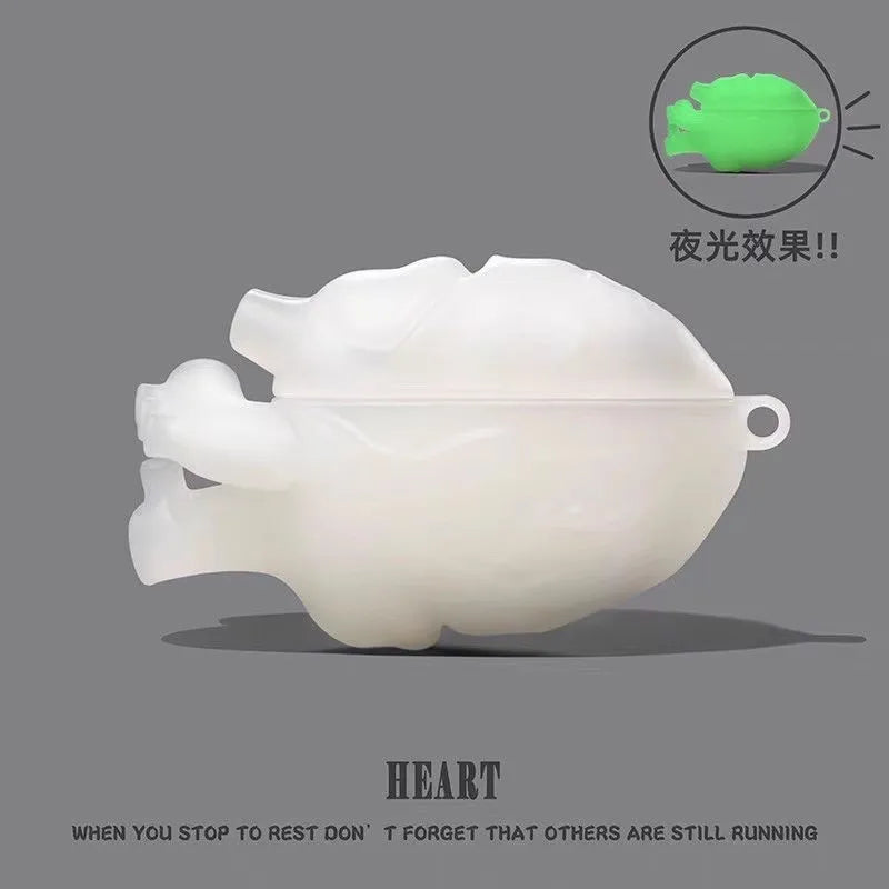 Fundas de Silicona con Corazones para Auriculares para Todos los Modelos de Airpods | Protección con Estilo