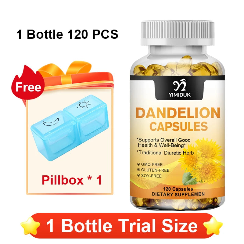 Dandelion Supplement for Liver & Kidney Health Support