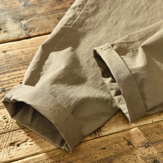 Casual Loose Fit Cotton Cargo Pants for Men | Versatile Style