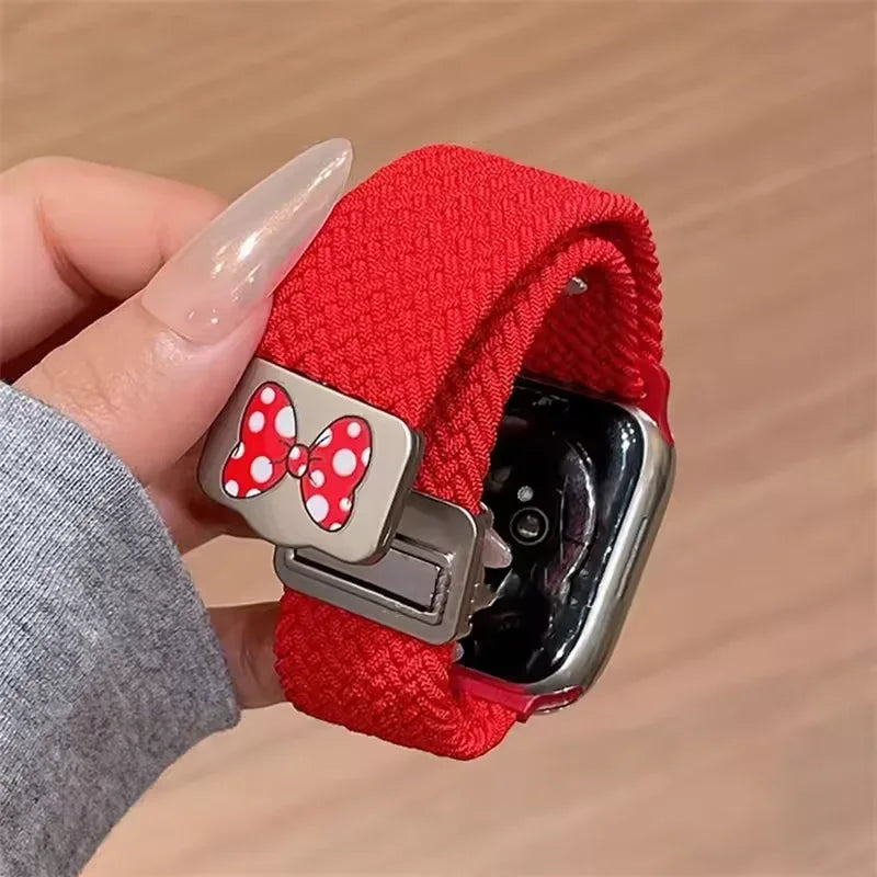 Braided Magnetic Nylon Band for Smartwatch | Comfortable Bracelet Strap