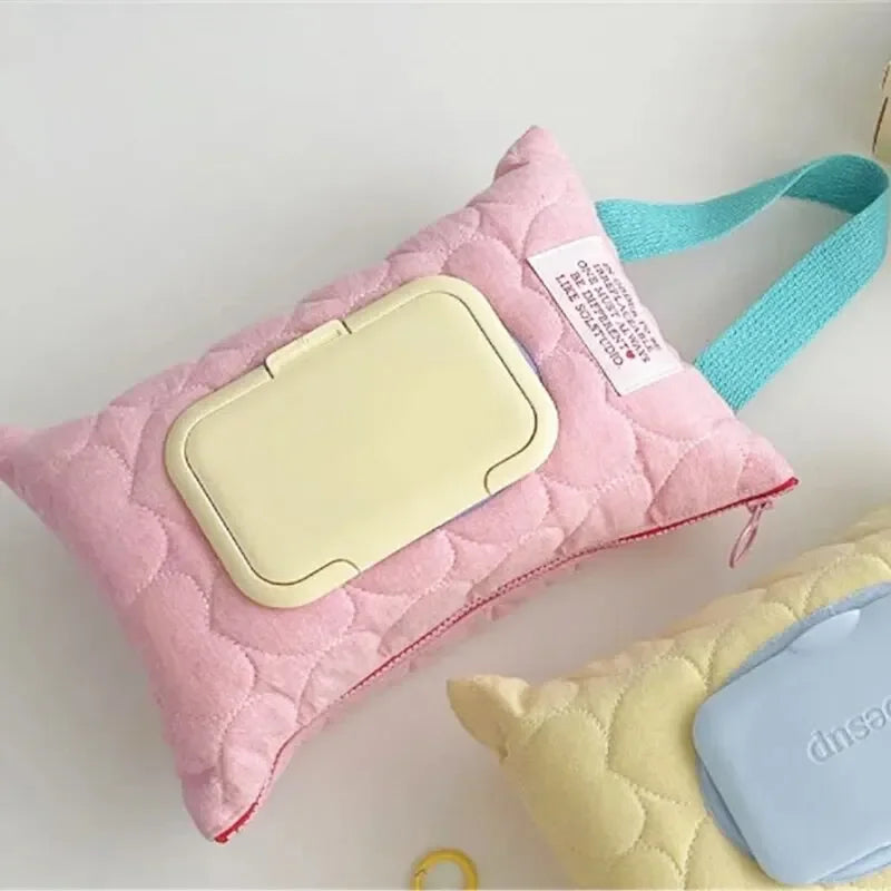 Cute Portable Car Tissue Box | Hanging Tissue Cover for Strollers
