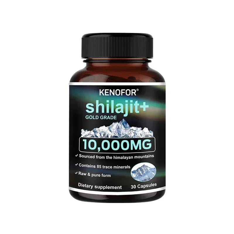 Pure Himalayan Shilajit Capsules | Natural Energy & Minerals Boost