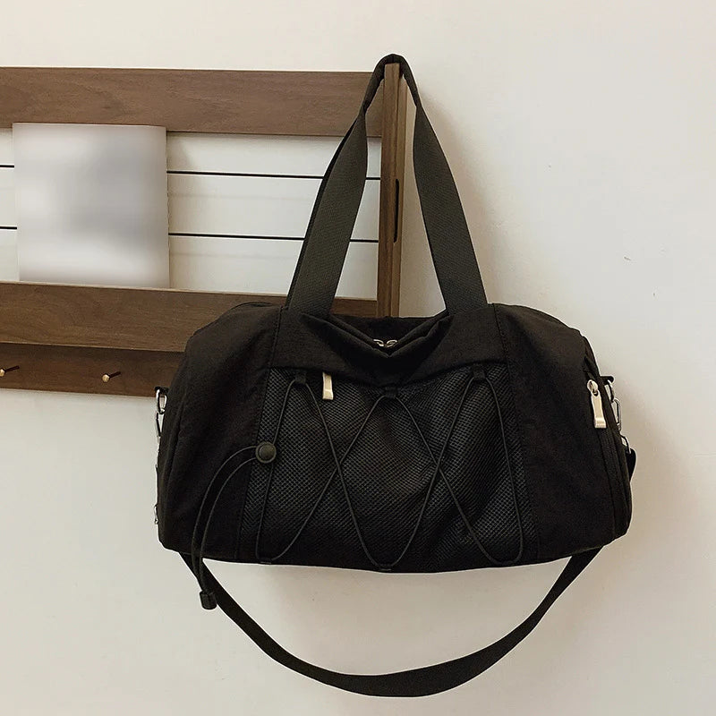 Large Women's Fitness Handbag | Versatile Gym Tote with Shoe Pocket