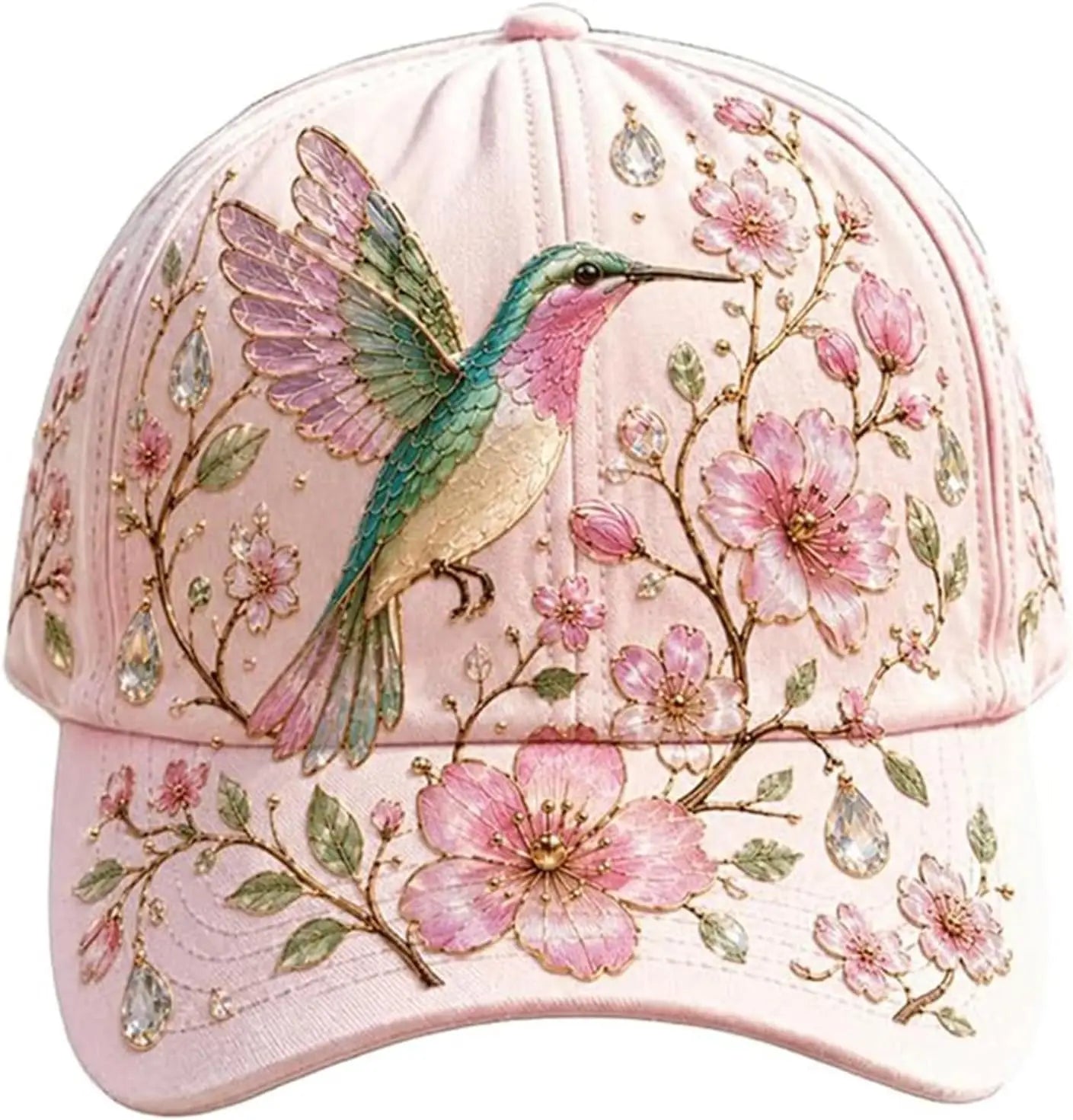 Limited Edition Garden Morning Cap | Adjustable Botanical Hat for Women