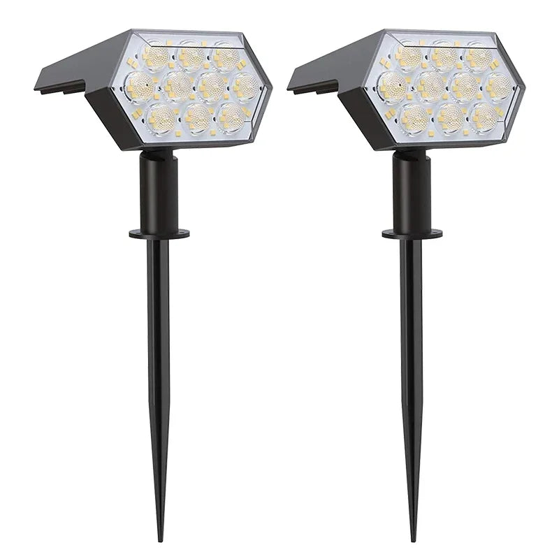 92 LED Solar Spot Lights | Waterproof Garden Pathway Lights
