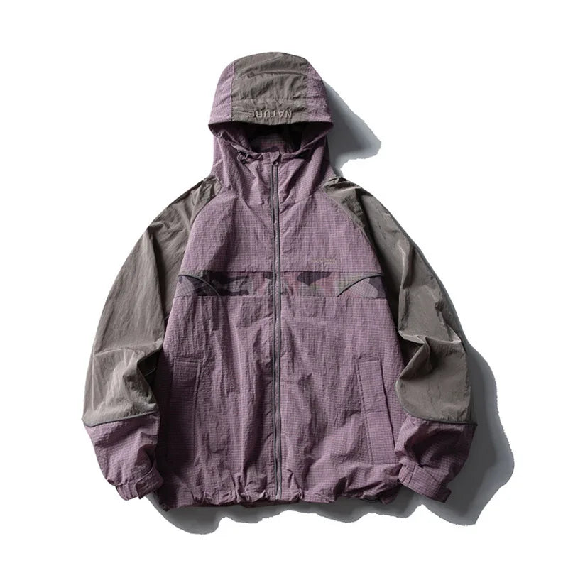 Men's Water-Resistant Hooded Jacket | Trendy Outdoor Style