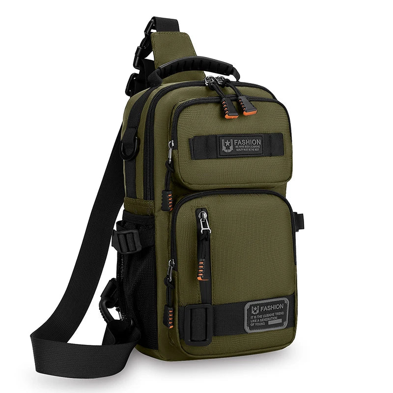 Men's Fashion Oxford Waist Pack | Versatile Casual Chest Bag