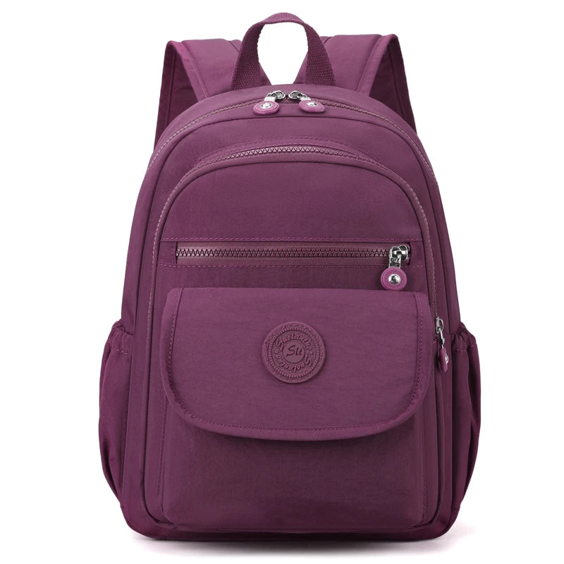 Stylish Lightweight Black Commuter Backpack for Women