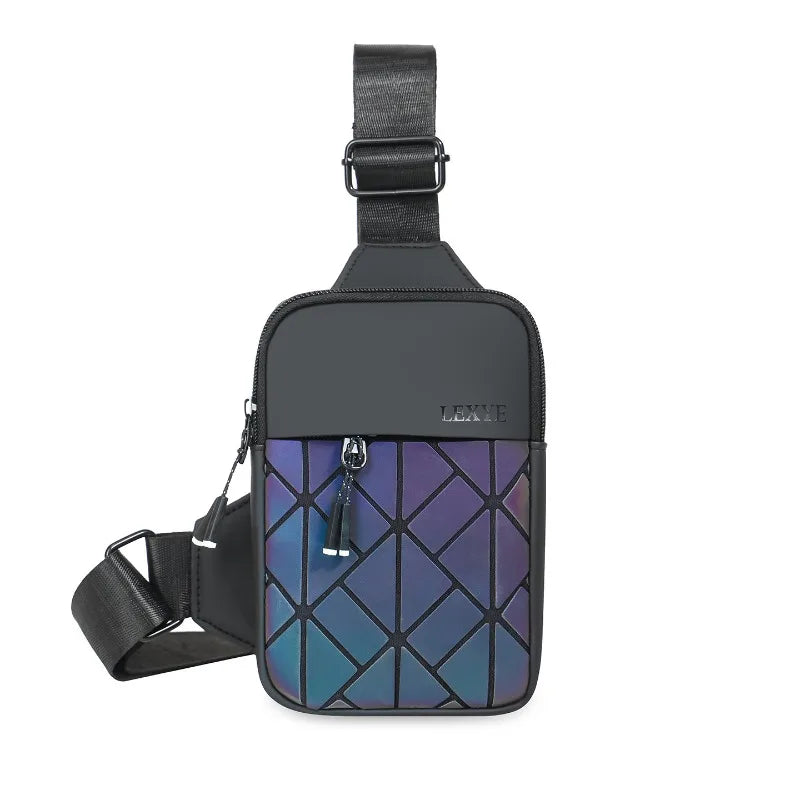 Stylish Crossbody Small Bag | Fashionable Rhombus Grid Design