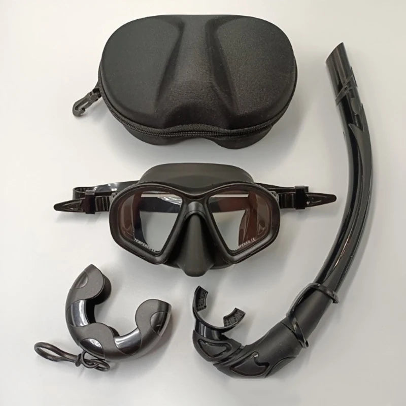 Foldable J-Type Diving Mask with Camera Mount | Snorkeling Set