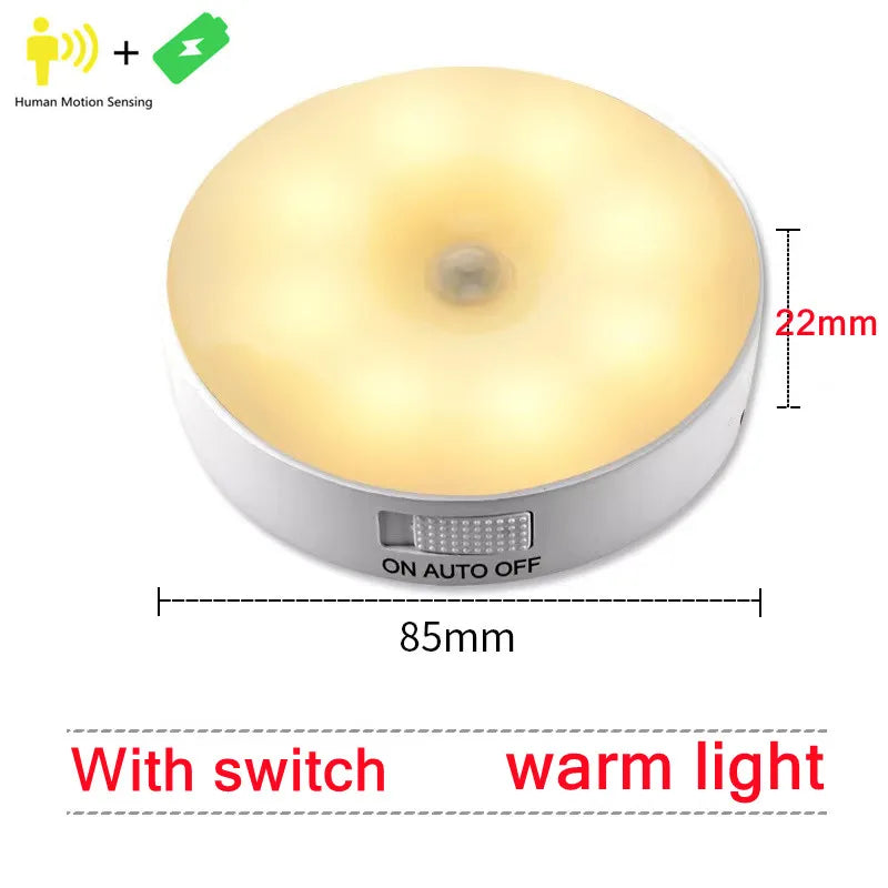 Rechargeable Motion Sensor LED Night Light for Home Use