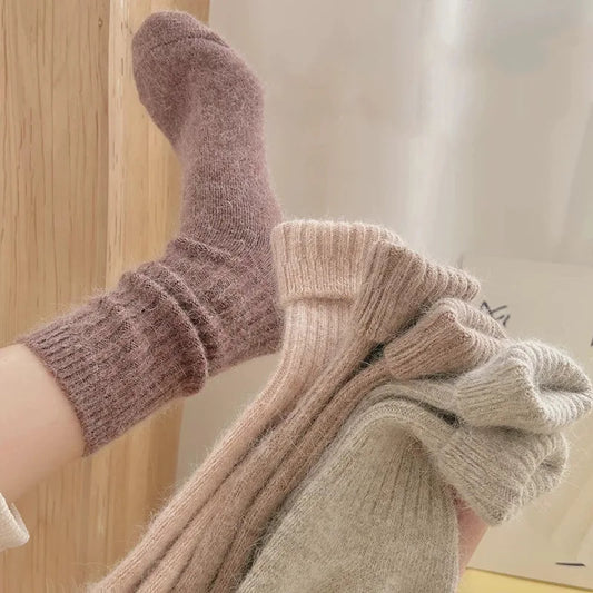 Women's Cashmere Wool Thermal Socks | Thick Warm Winter Socks